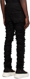 Rick Owens DRKSHDW Black Detroit Jeans