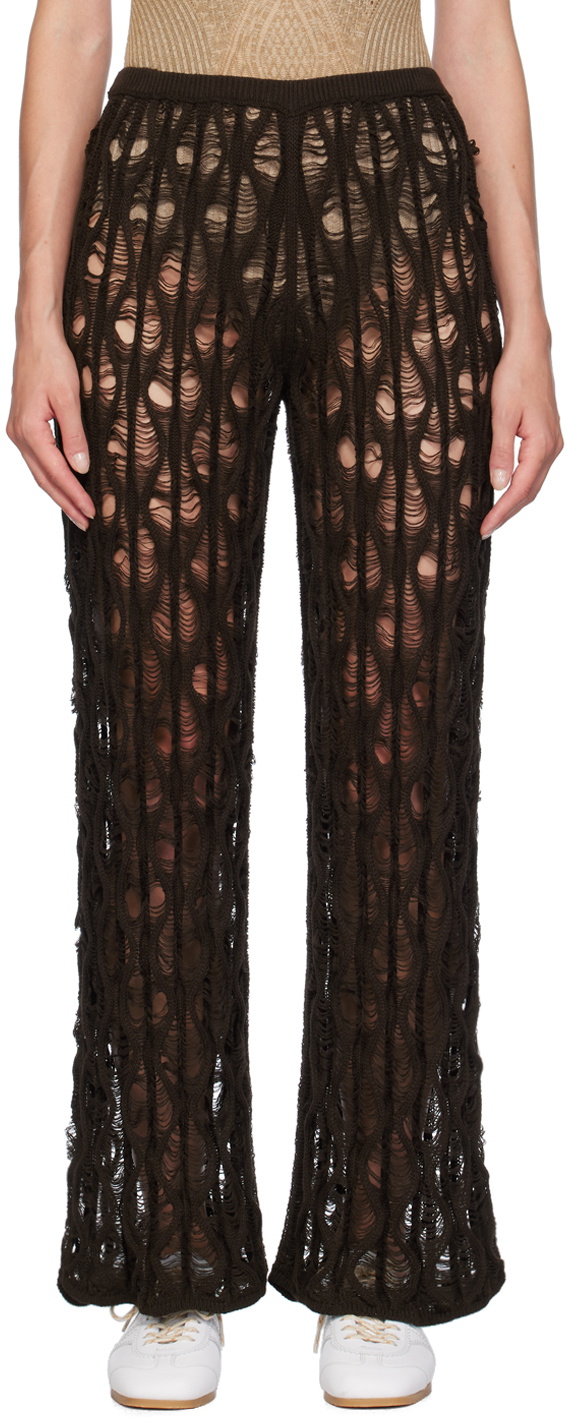 Isa Boulder Brown Cencioni Lounge Pants