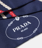 Prada Printed silk twill scarf