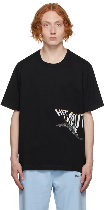 Photo: Helmut Lang Black Skewed T-Shirt