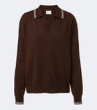 The Upside Coco Luna cashmere-blend polo sweater