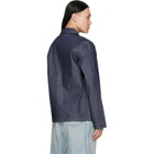 A.P.C. Indigo Kerlouan Logo Denim Jacket