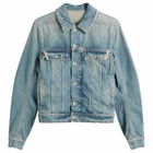 Rick Owens DRKSHDW Women's Denim Trucker Jacket in Washed Indigo