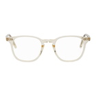 Garrett Leight Transparent Clark Glasses