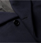 SALLE PRIVÉE - Scott Slim-Fit Virgin Wool-Blend Overcoat - Blue