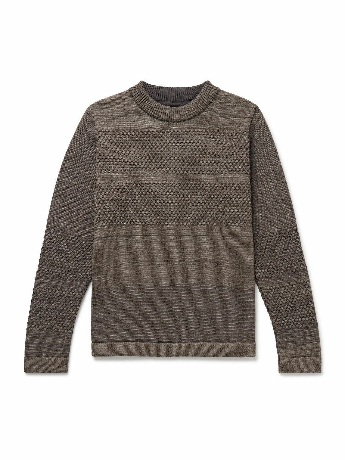 S.N.S. Herning - Fisherman Wool Rollneck Sweater - Brown