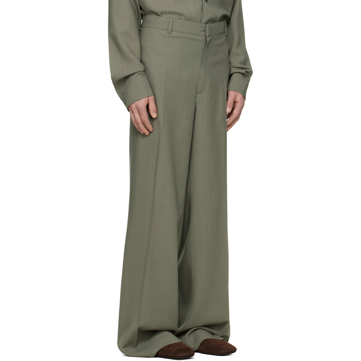 Calvin Klein Collection Taupe Eric Trousers