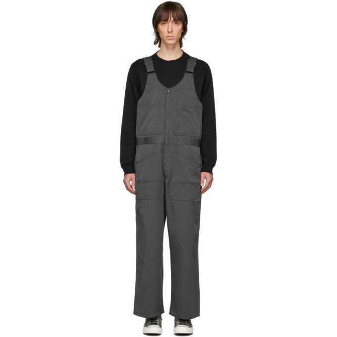 BEAMS PLUS - Mil Garment-Dyed Brushed Cotton Overalls - Black - S 