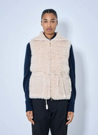 Moncler Sherpa-Lined Knitted Vest