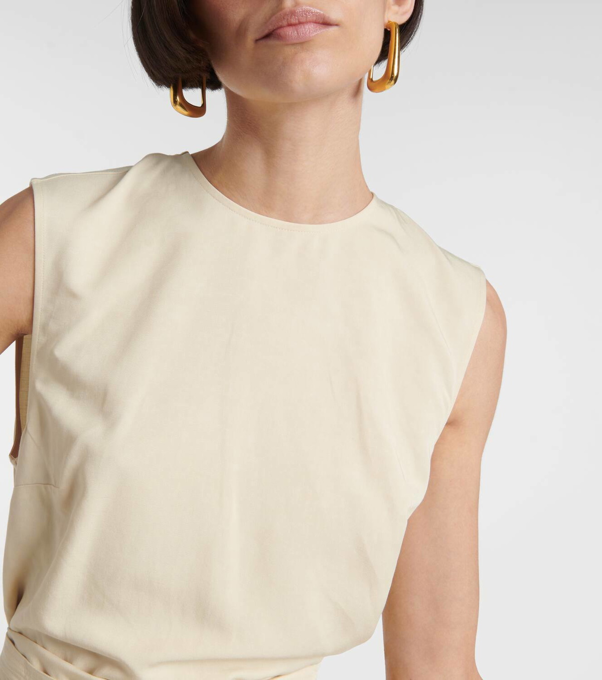 Toteme Tie-detail midi dress
