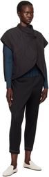 PLEATS PLEASE ISSEY MIYAKE Black Asteroid Vest
