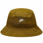 Nike Men's NSW Bucket Hat in Olive Flak