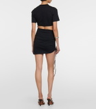 Nensi Dojaka - Cutout cotton jersey T-shirt dress