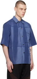 JiyongKim Blue Sun-Bleached Shirt