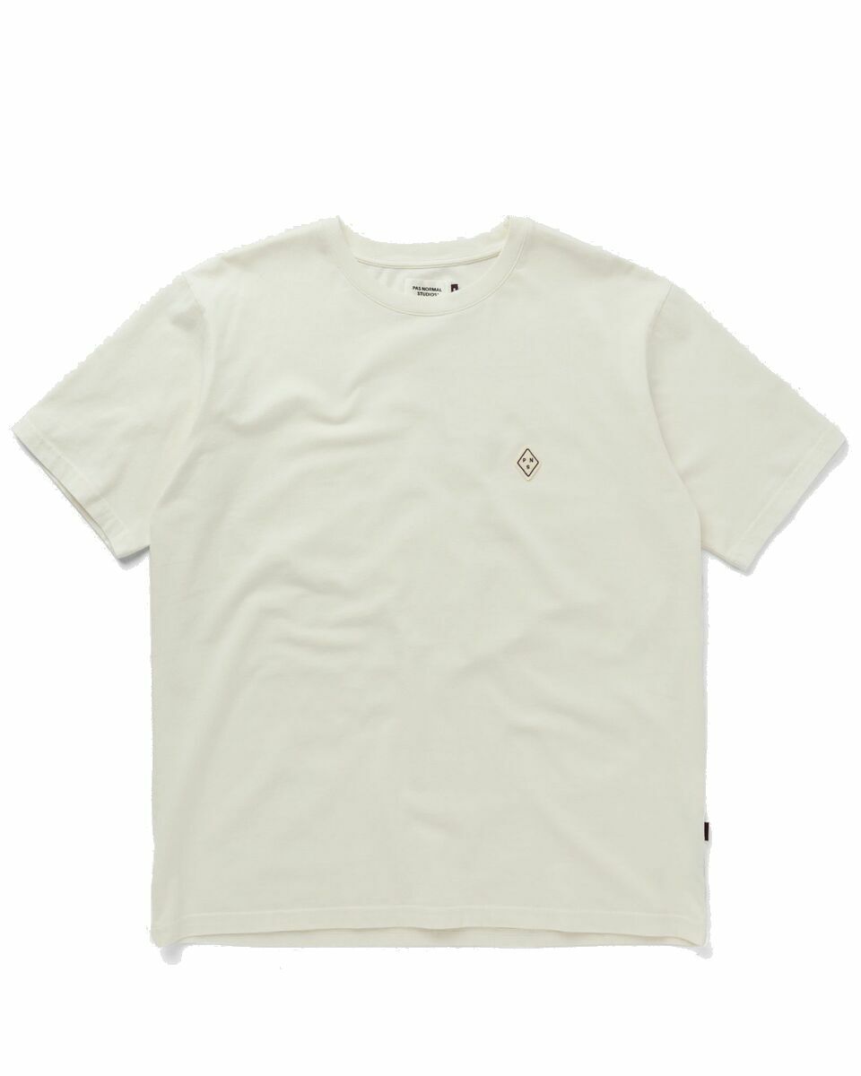 Photo: Pas Normal Studios Off Race Patch Tee White - Mens - Shortsleeves