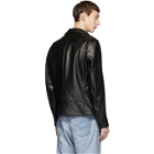 Schott Black Leather James Retro Jacket