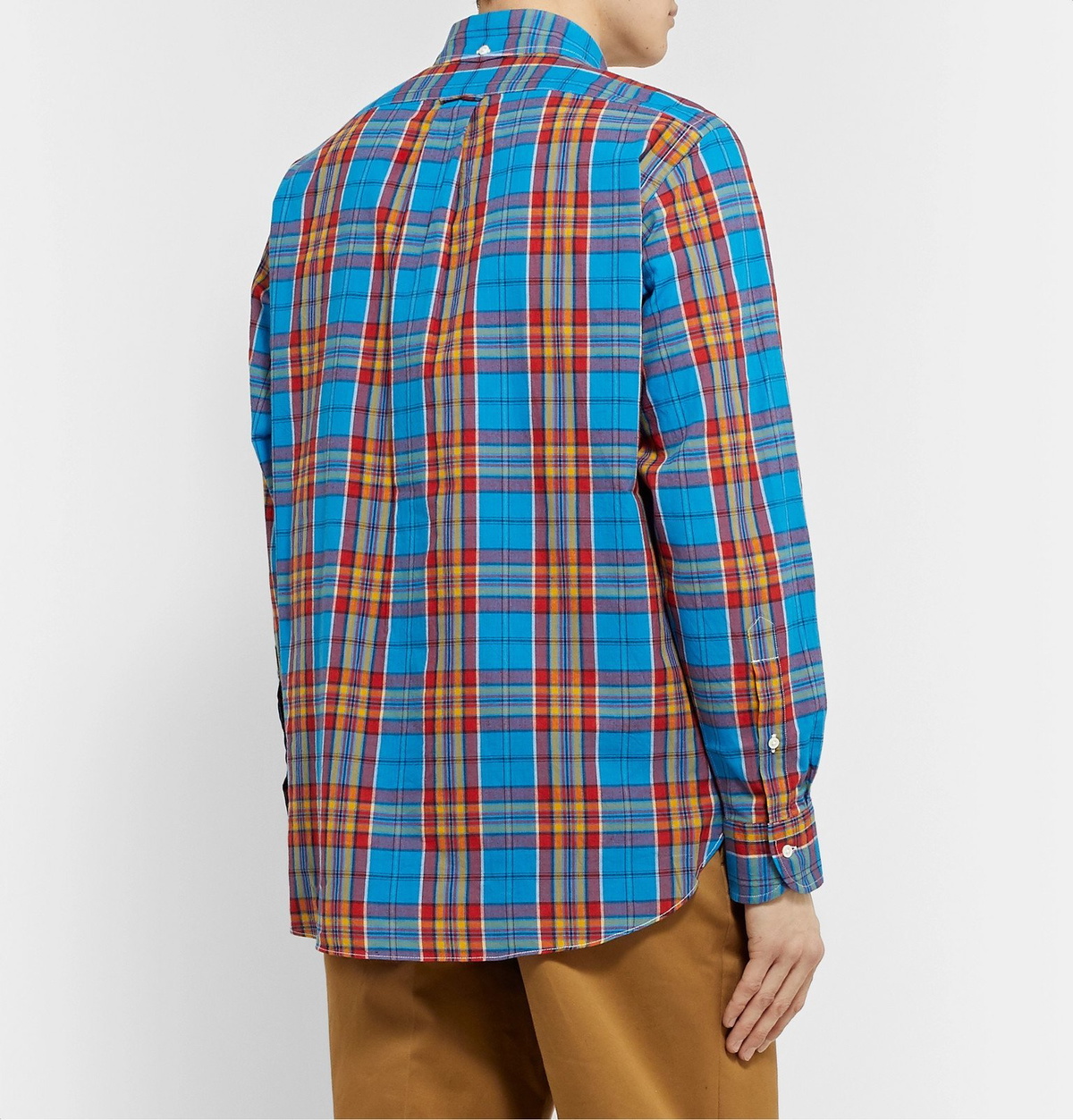 J.Press - Button-Down Collar Checked Cotton Shirt - Blue