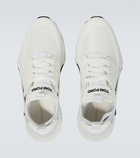 Tom Ford Jago suede and mesh sneakers