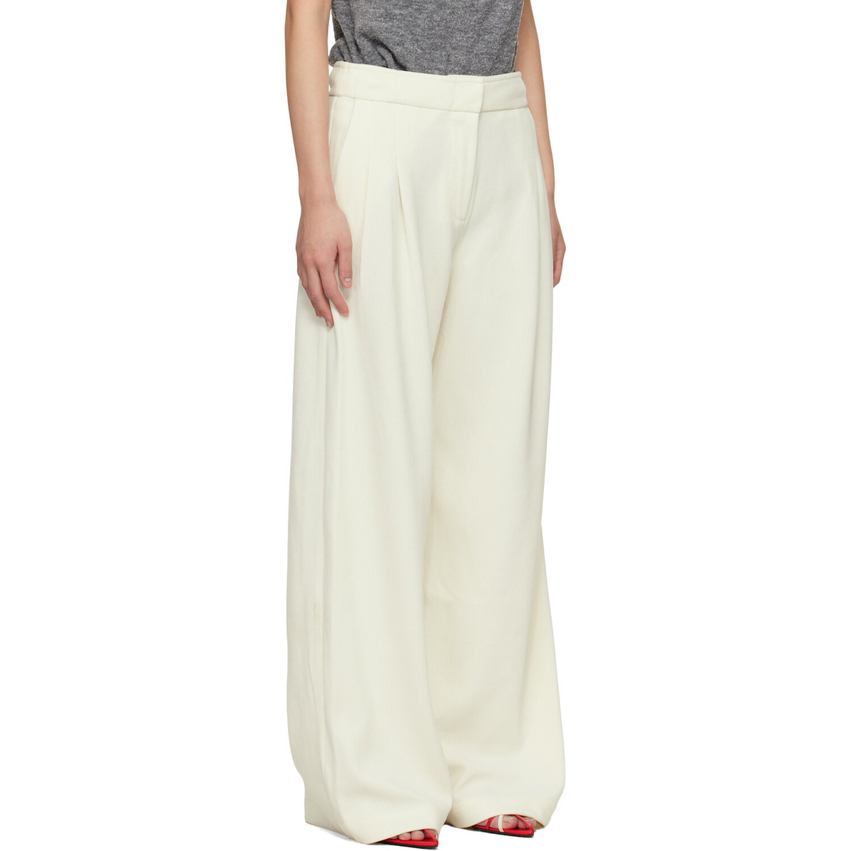 Proenza Schouler Off-White Proenza Schouler White Label Aria Trousers