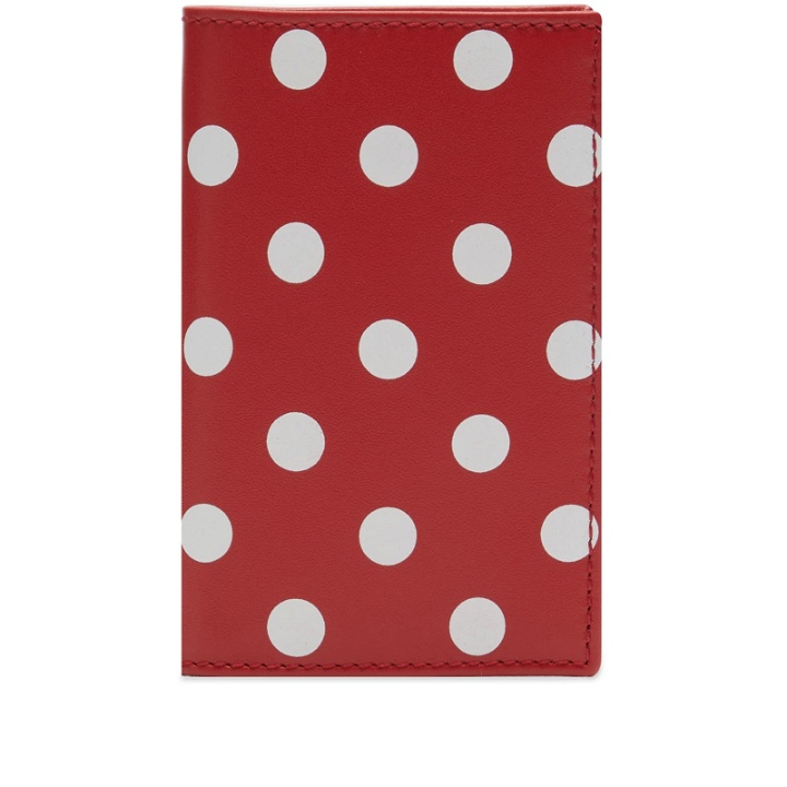 Photo: Comme des Garçons Wallet SA6400 Dots Wallet in Red