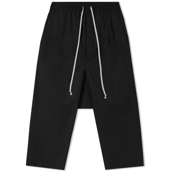 Photo: Rick Owens Drawstring Cropped Trouser Black