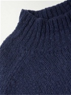 De Bonne Facture - Wool-Bouclé Sweater - Blue