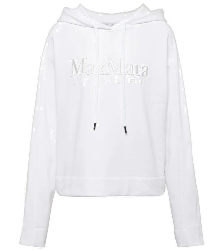 Photo: Max Mara Leisure Stadio cotton-blend jersey hoodie