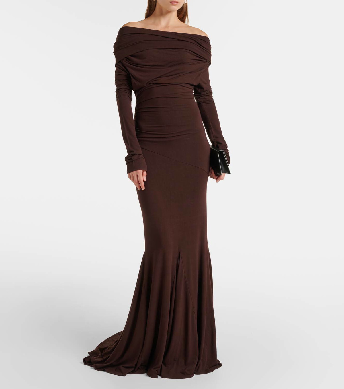 Entire Studios Bound off-shoulder gown