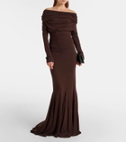 Entire Studios Bound off-shoulder gown