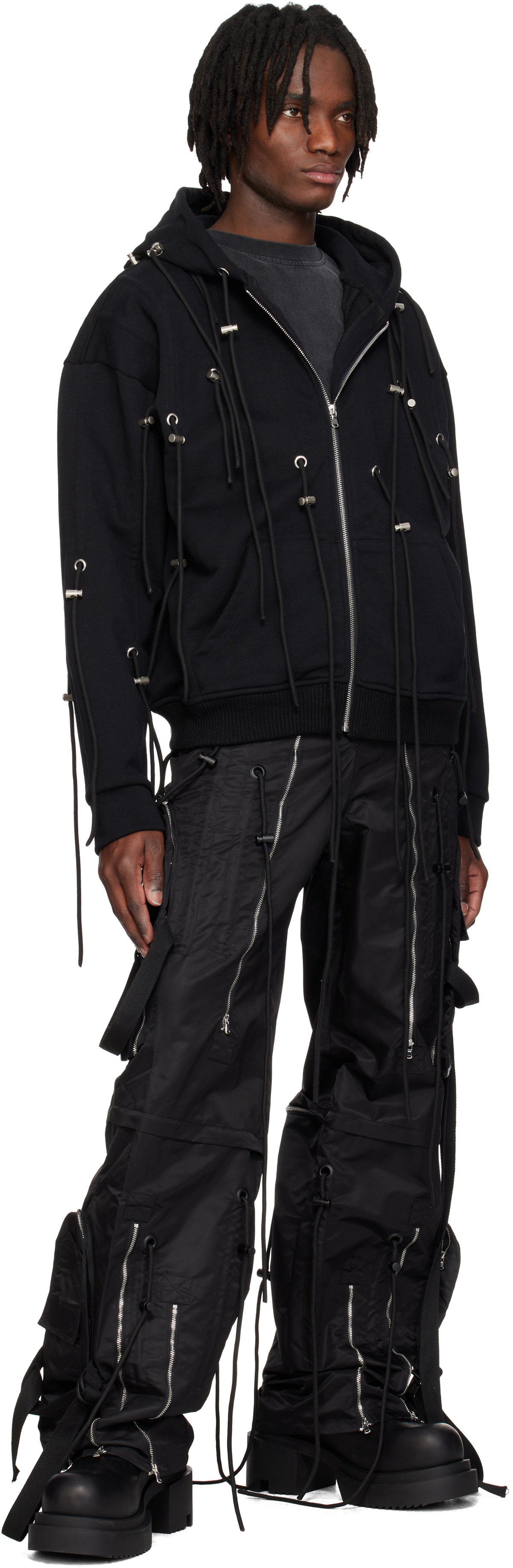 Who Decides War Black String Theory Cargo Pants
