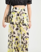 Alessia Santi Womens Pants in Yellow