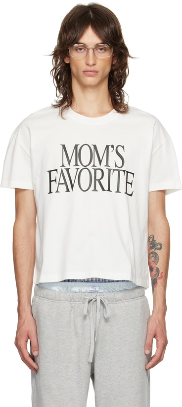 Photo: Praying SSENSE Exclusive White 'Mom's Favorite' T-Shirt