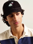 Drake's - HIM Embroidered Cotton-Corduroy Baseball Cap