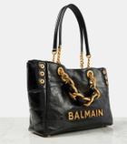 Balmain 1945 Soft Cabas Small leather tote bag