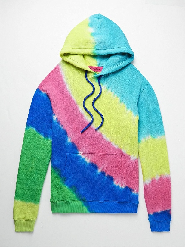 Photo: The Elder Statesman - Oversized Tie-Dyed Cotton and Cashmere-Blend Jersey Hoodie - Multi