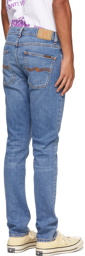 Nudie Jeans Blue Lean Dean Jeans