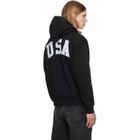 Polo Ralph Lauren Black Embroidered Logo Hoodie