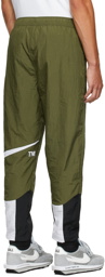 Nike Green & Black Swoosh Sportswear Lounge Pants
