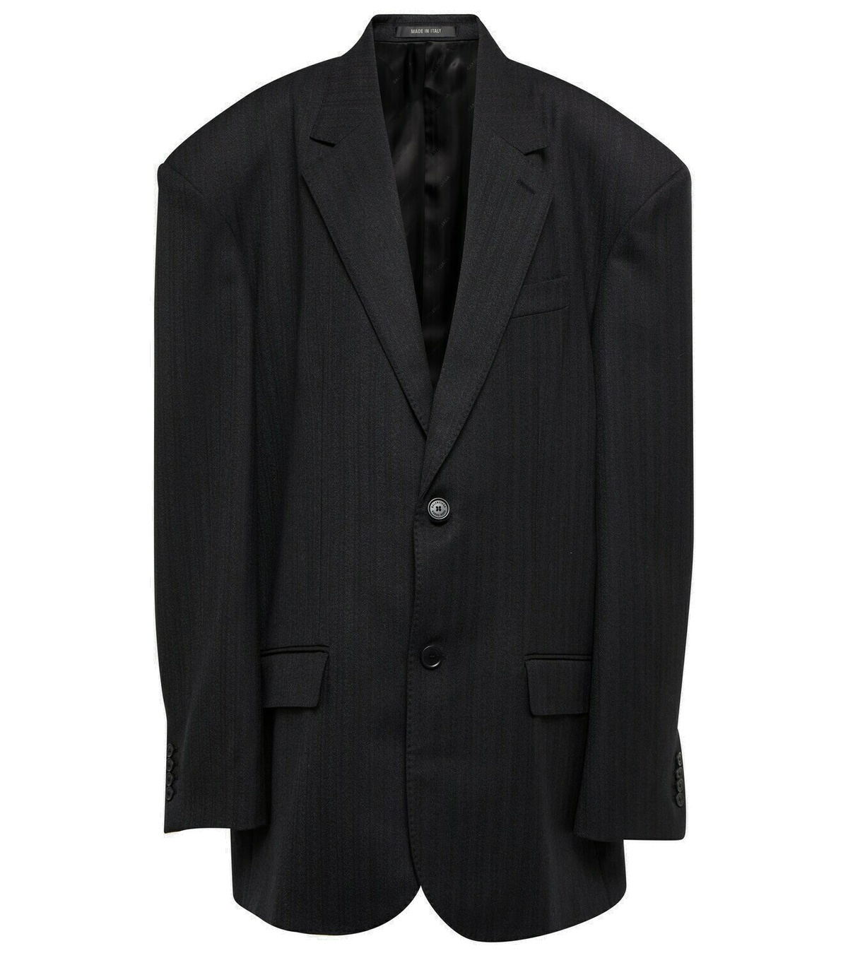 Balenciaga - Oversized wool twill blazer Balenciaga