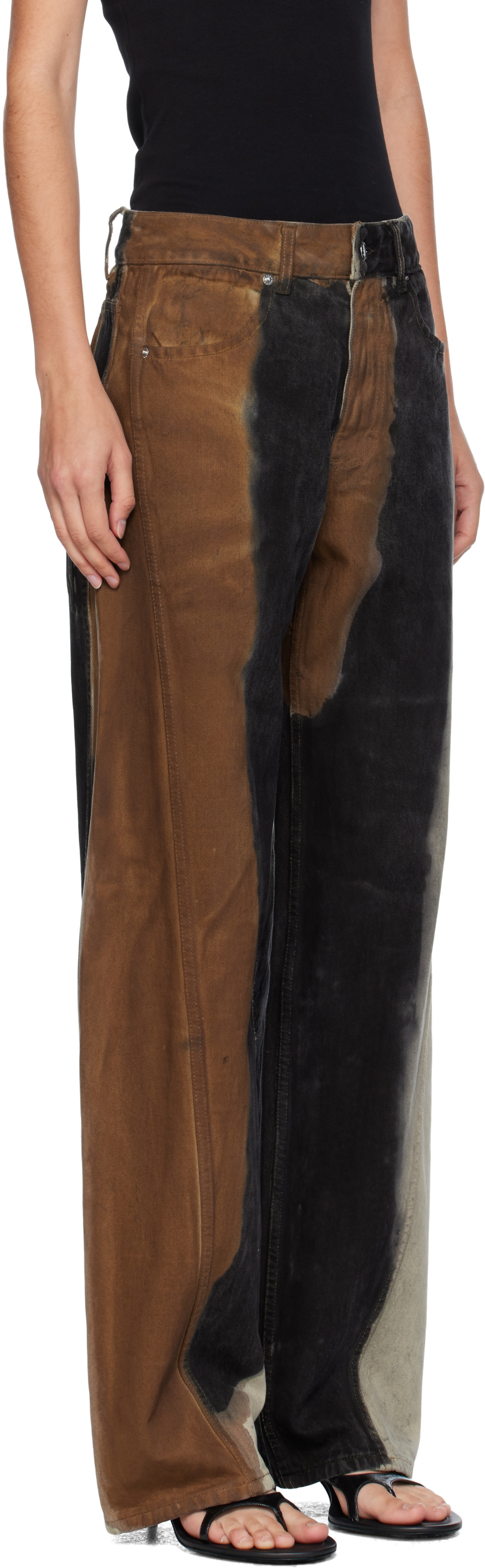Eckhaus Latta Multicolor Bend Jeans