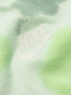 NIKE - NSW Logo-Print Tie-Dyed Cotton-Jersey T-Shirt - Green