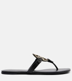 Tory Burch Metal Miller leather thong sandals