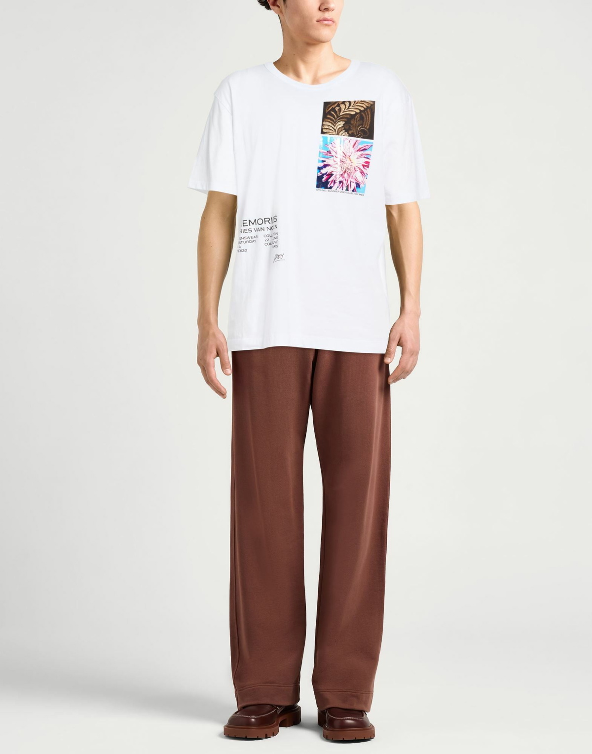 Dries Van Noten Mens T-shirt in White