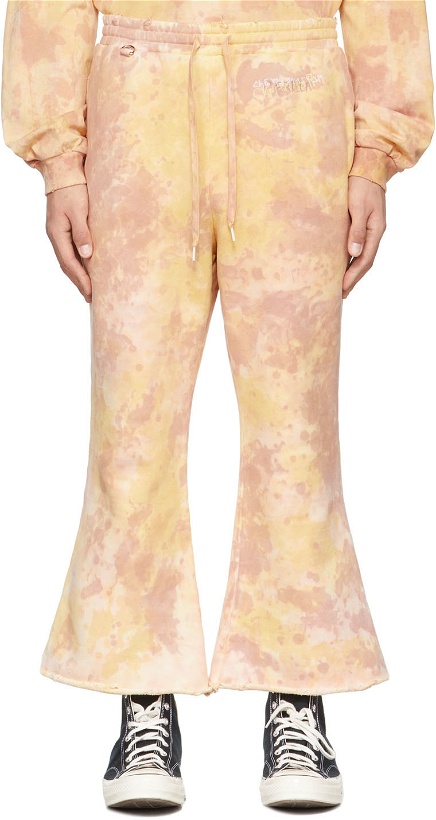 Photo: Doublet Yellow Waste Vegetable-Dyed Lounge Pants