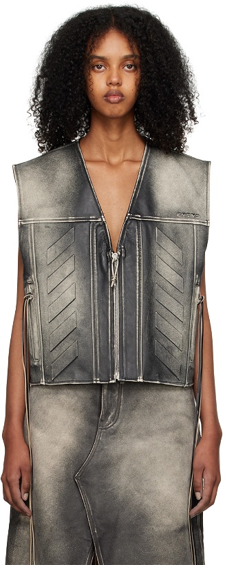 Photo: Eytys Black Harper Leather Vest