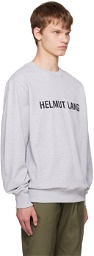 Helmut Lang Gray Printed Sweatshirt