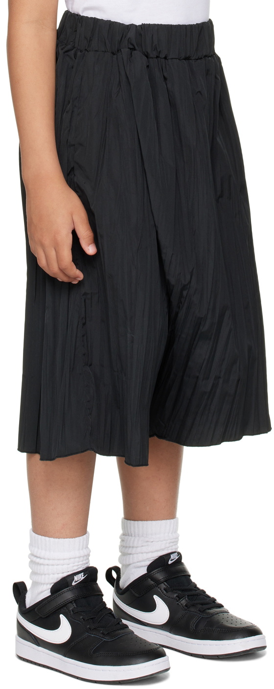 Wolf & Rita Kids Black Age of Togetherness Magda Plisseé Trousers