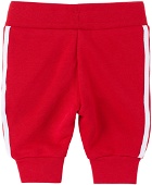 adidas Kids Baby Red Crewneck Sweatsuit