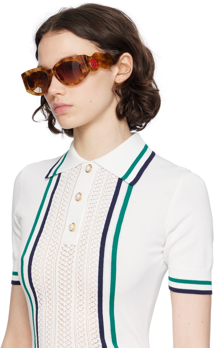 Casablanca Brown 'The Memphis' Sunglasses