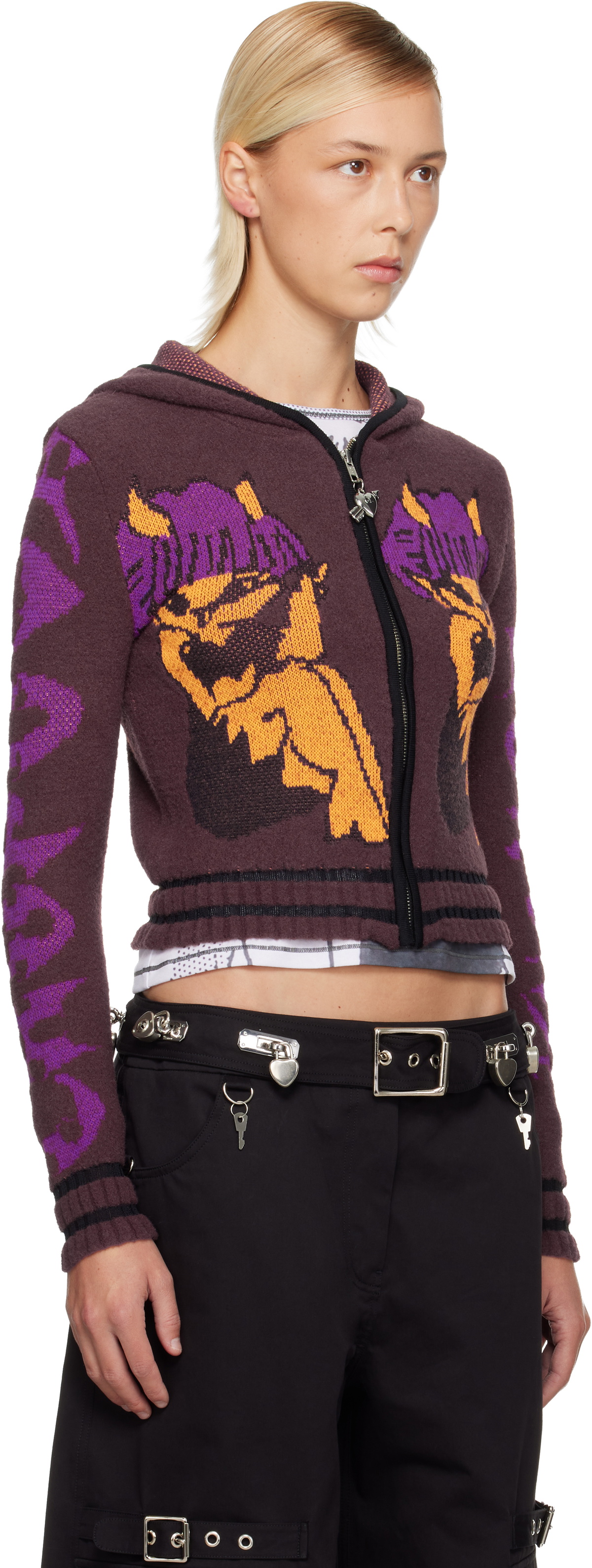 Chopova Lowena Brown Tammie Jo Hoodie